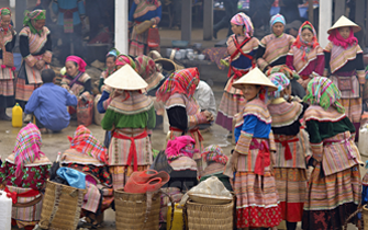 Les marchés ethniques au Nord du Vietnam 